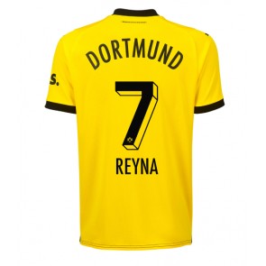 Borussia Dortmund Giovanni Reyna #7 Replica Home Stadium Shirt 2023-24 Short Sleeve